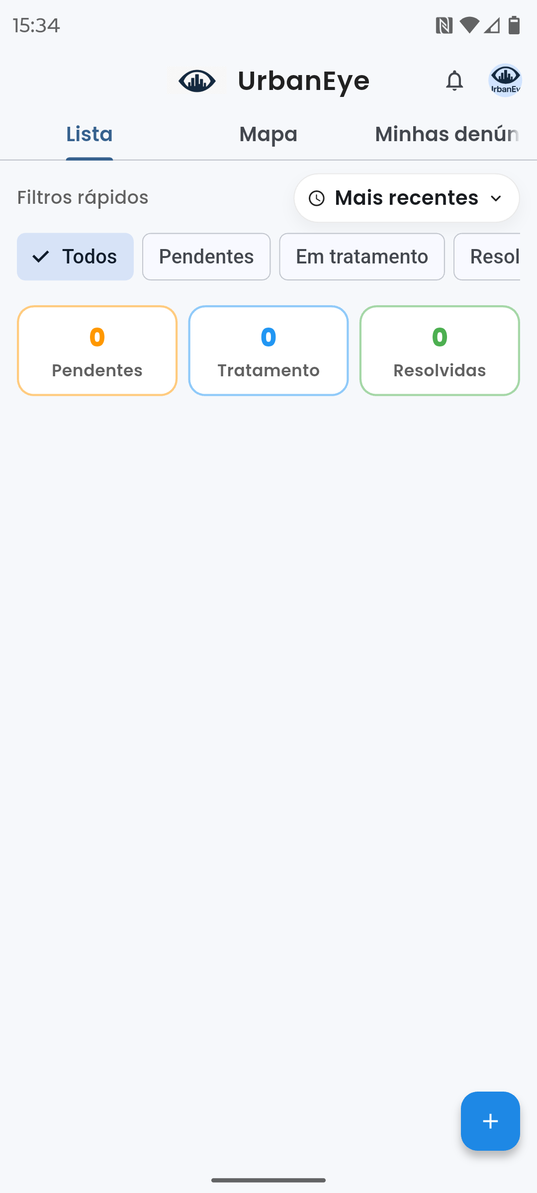 Criar reporte a partir do mapa